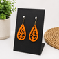 Aretes flor tribal