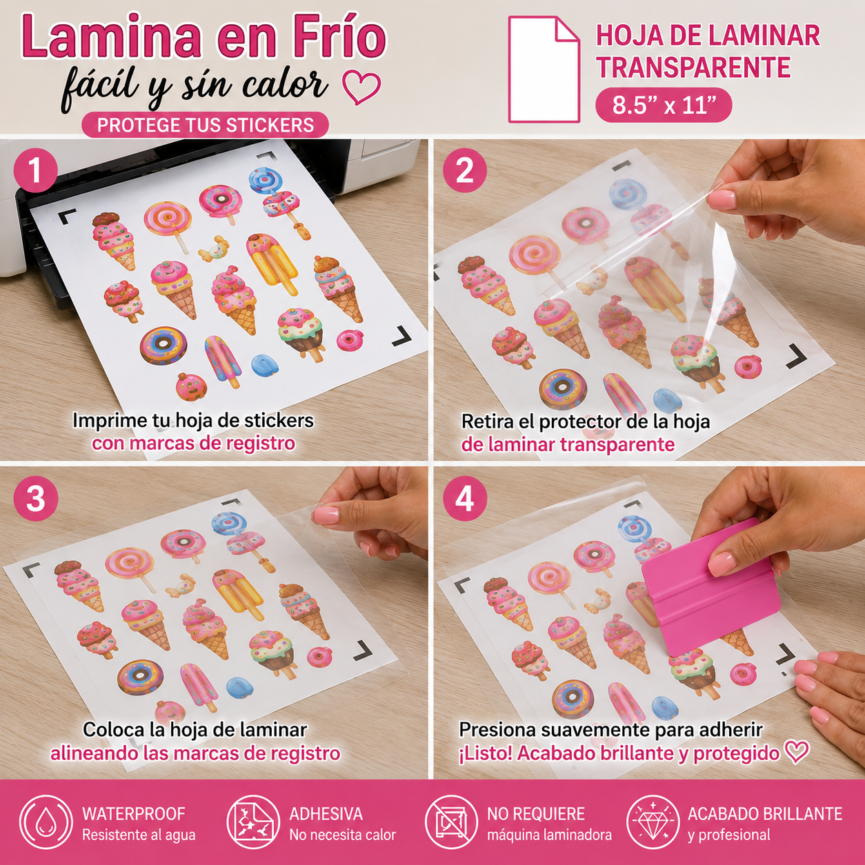 Hoja clear para laminar en frío
