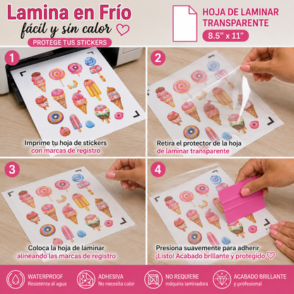 Hoja clear para laminar en frío