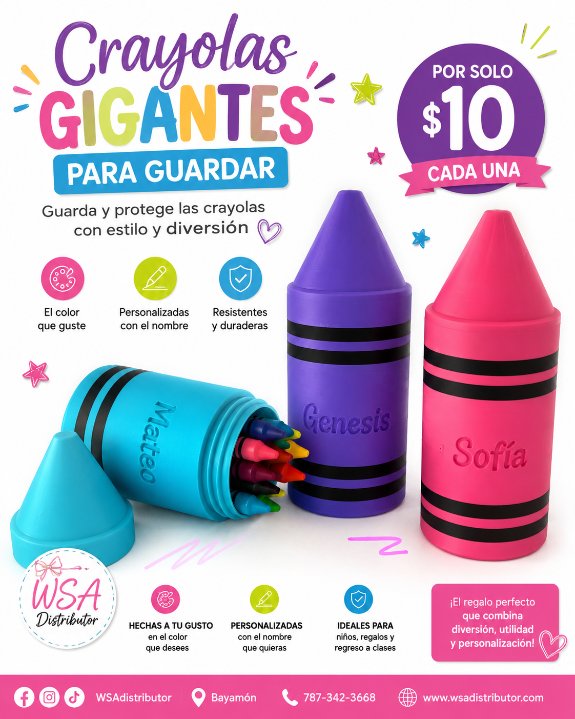 Crayolas gigantes