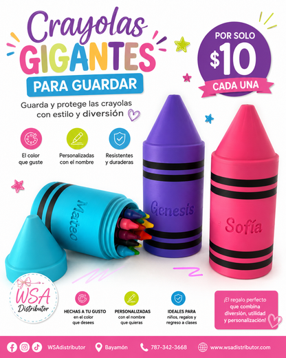 Crayolas gigantes