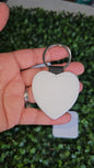 PU Leather Keychain assorted shapes double side sublimation