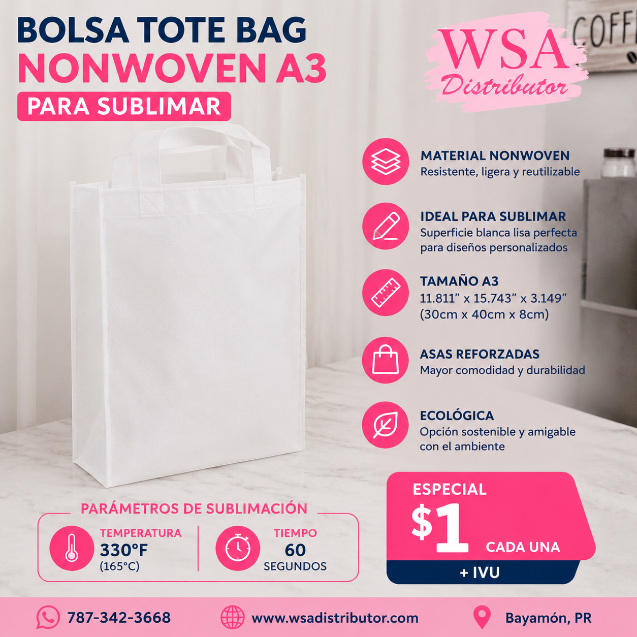 Tote bag economy A3