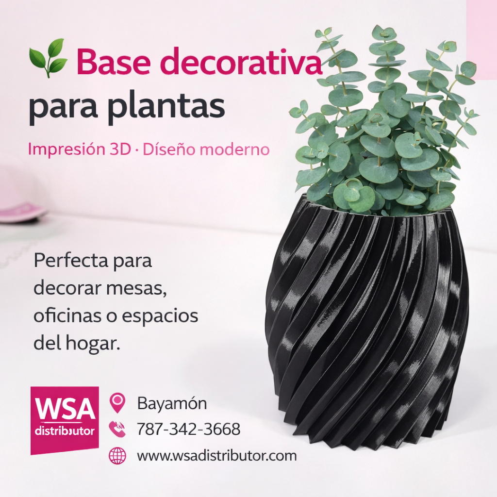 Base decorativa para planta