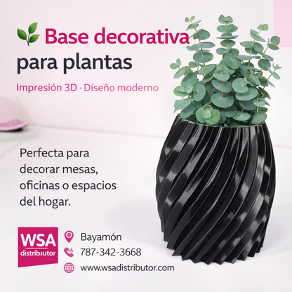 Base decorativa para planta