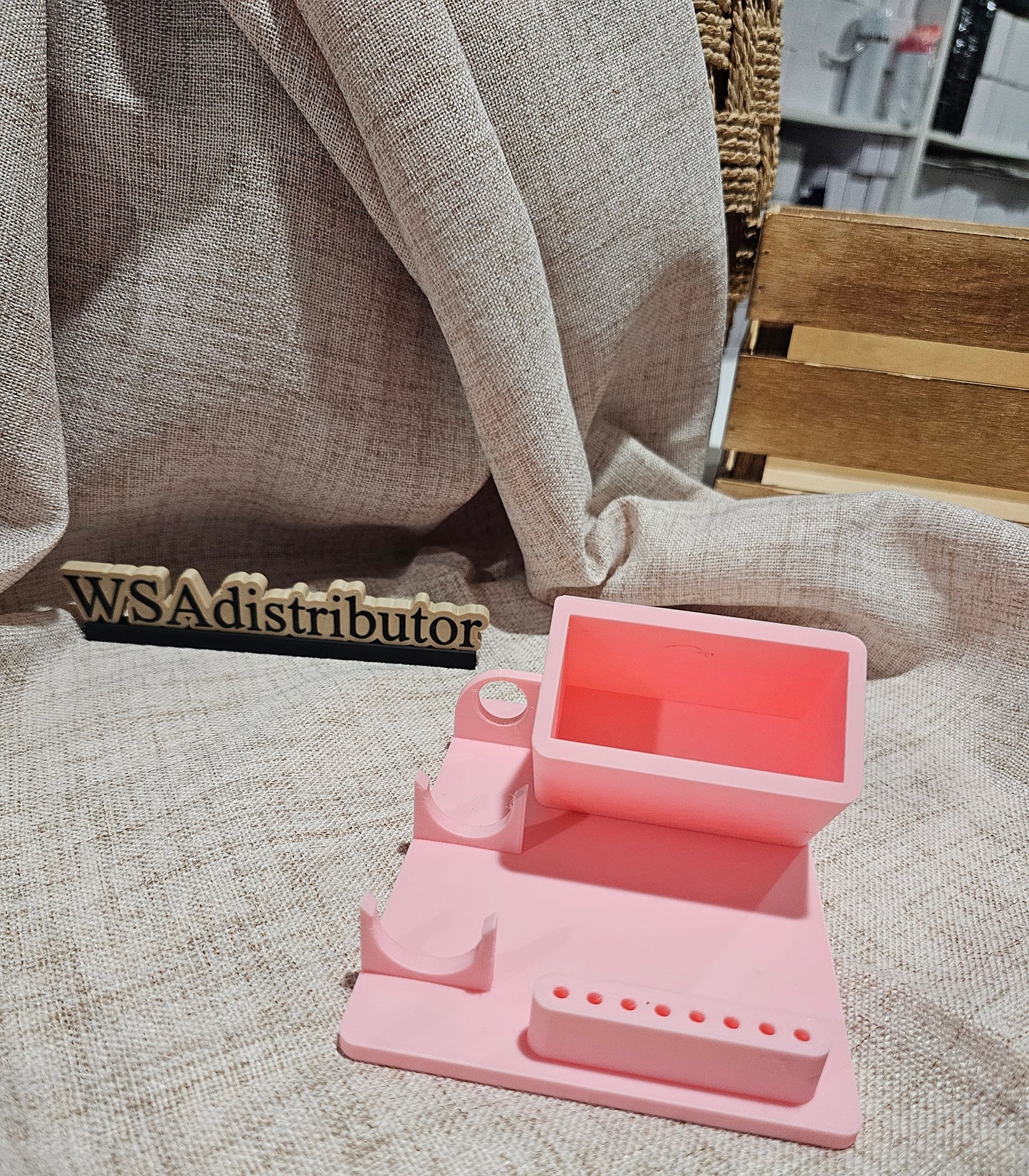 Organizador para maquina de uñas