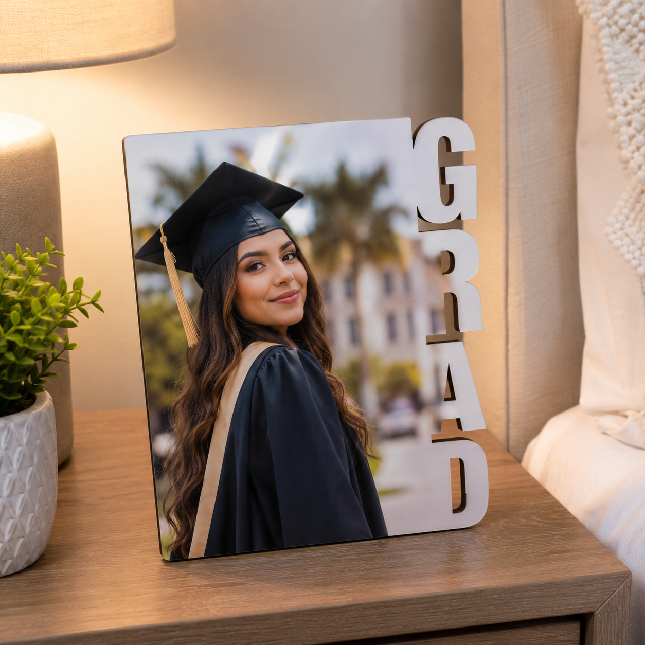 Graduation frame