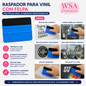 Squeegee con felpa
