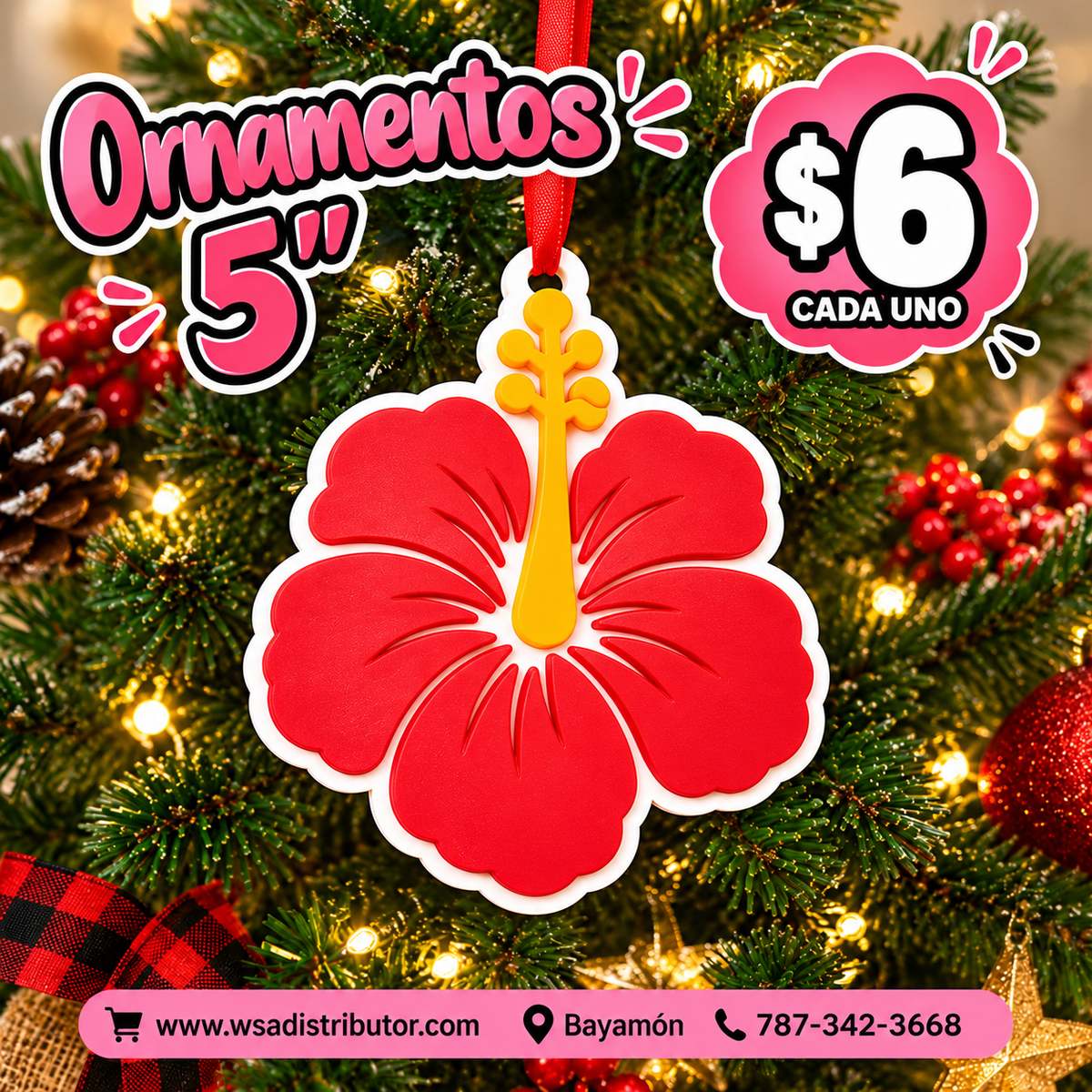 Ornamentos Recuerdos de nuestra isla