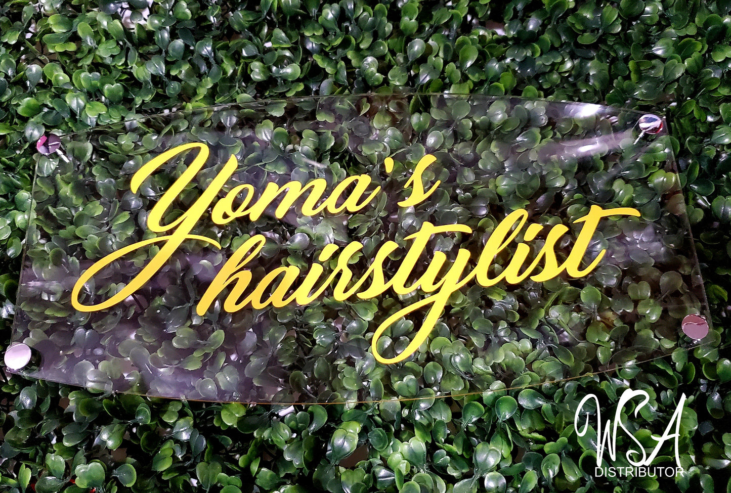 Acrylic for home signs