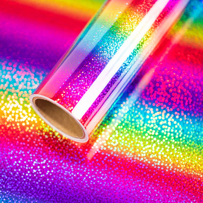 vinilo adhesivo sparkle rainbow 12"x36"