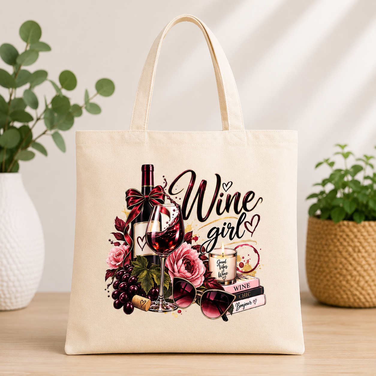 Wine Tote Bag