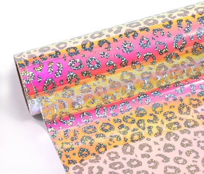 Opal Leopard Adhesive Vinyl 12"x36"