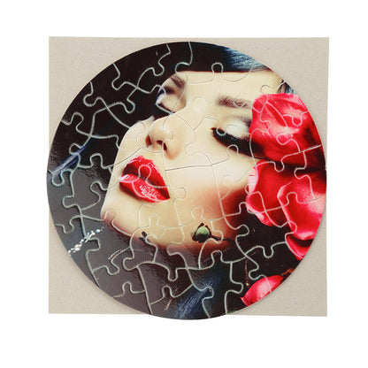 puzzle circle shape