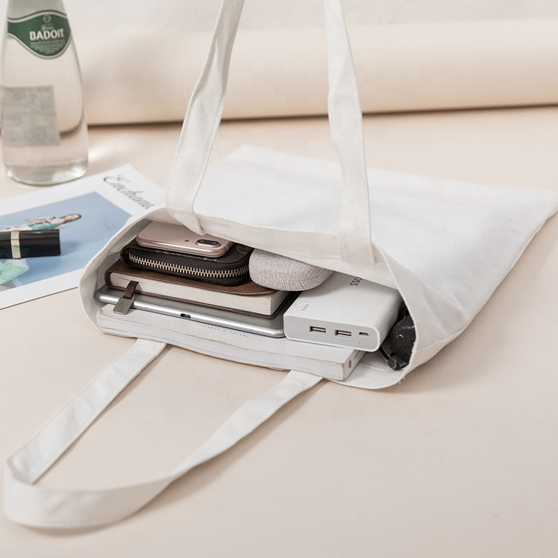 canvas tote bag white for sublimation